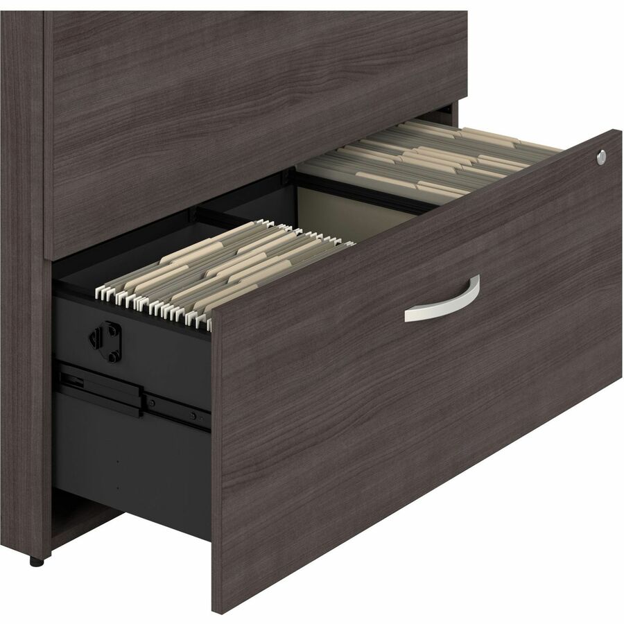 Bush Furniture 2 Drawer Lateral File Cabinet - Modern Office Storage Solution (SCF136X) - SchoolOutlet