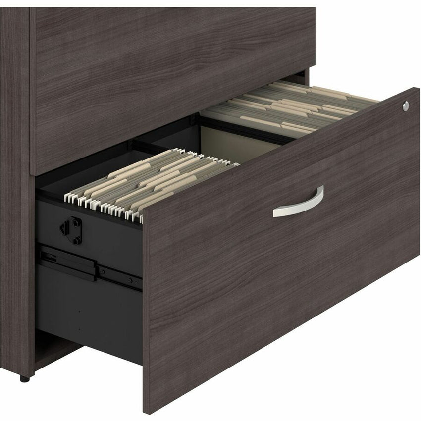 Bush Furniture 2 Drawer Lateral File Cabinet - Modern Office Storage Solution (SCF136X) - SchoolOutlet