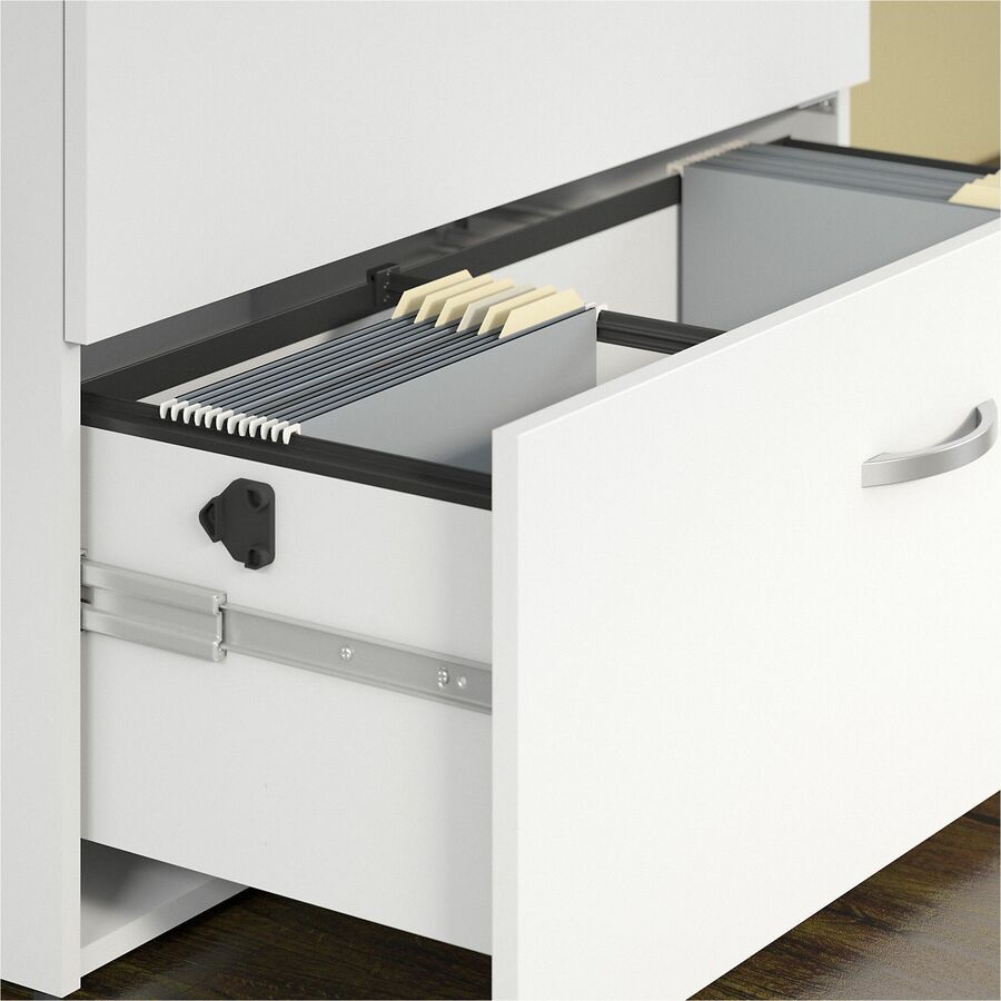 Bush Furniture 2 Drawer Lateral File Cabinet - Modern Office Storage Solution (SCF136X) - SchoolOutlet