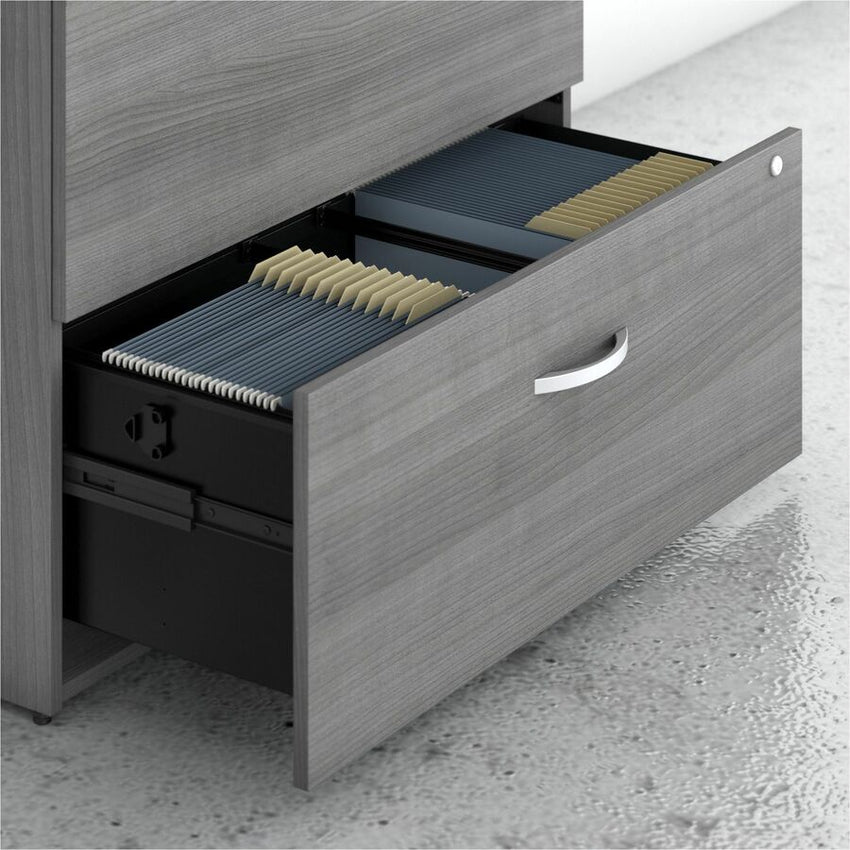 Bush Furniture 2 Drawer Lateral File Cabinet - Modern Office Storage Solution (SCF136X) - SchoolOutlet