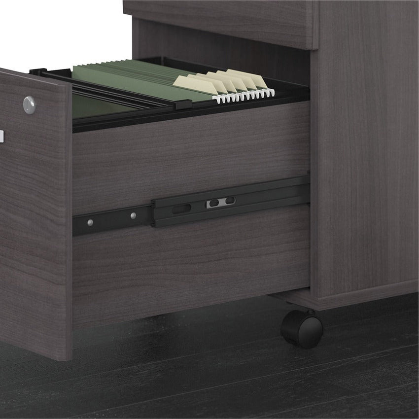 Bush Furniture 3 Drawer Mobile File Cabinet - Compact Office Storage Solution (SCF216X) - SchoolOutlet