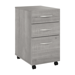 Bush Furniture 3 Drawer Mobile File Cabinet - Compact Office Storage Solution (SCF216X) - SchoolOutlet