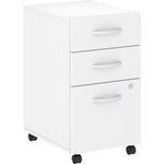 Bush Furniture 3 Drawer Mobile File Cabinet - Compact Office Storage Solution (SCF216X) - SchoolOutlet