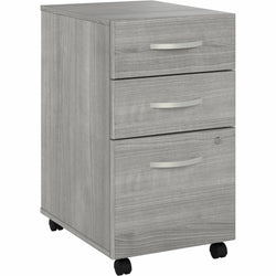 Bush Furniture 3 Drawer Mobile File Cabinet - Compact Office Storage Solution (SCF216X)