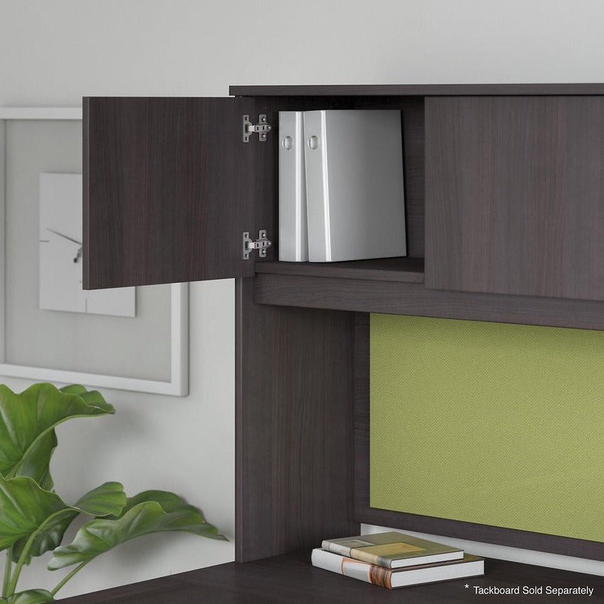 Bush Furniture 72W Hutch - 4 - Door Office Storage Organizer (SCH172X) - SchoolOutlet