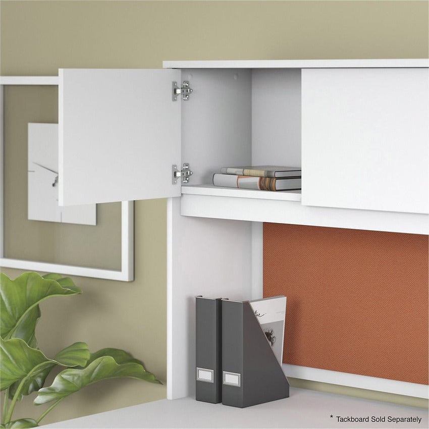 Bush Furniture 72W Hutch - 4 - Door Office Storage Organizer (SCH172X) - SchoolOutlet