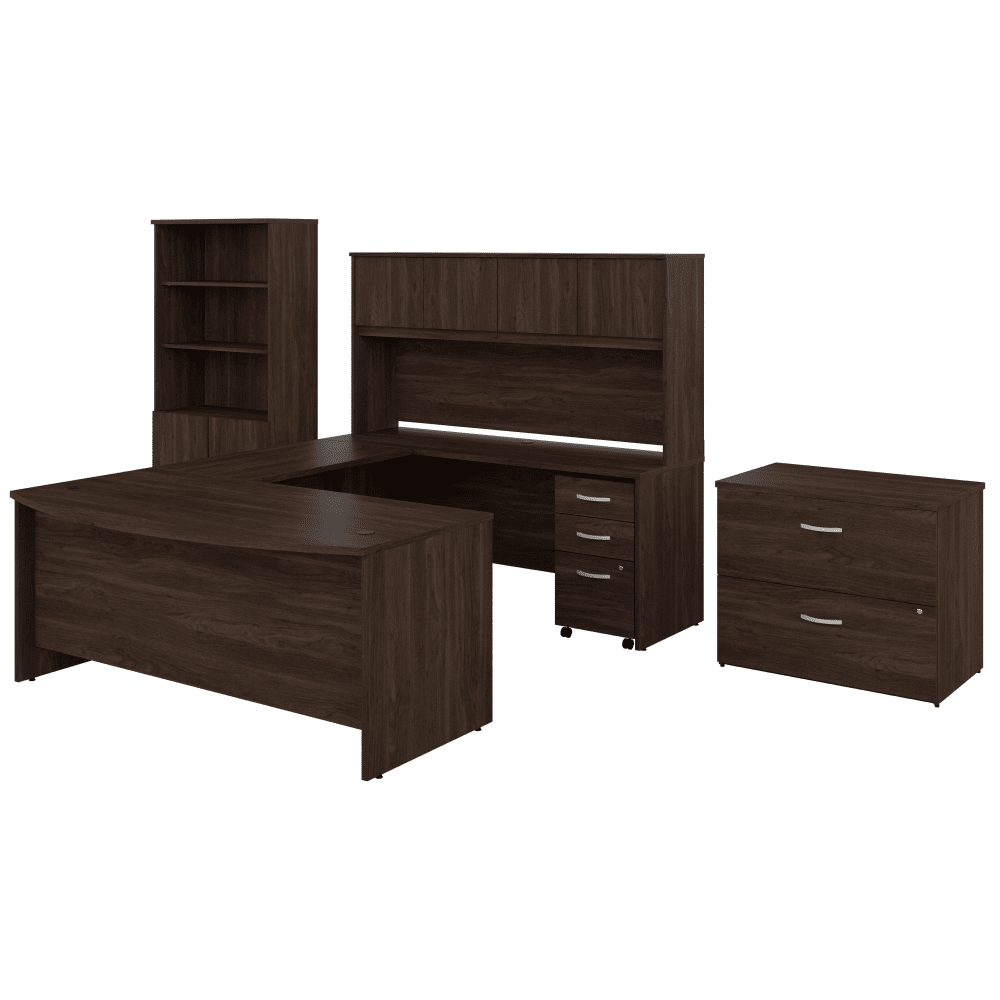 Bush Furniture Studio C Desk/Hutch/Bookcase/File Cabinet (STC001X) - SchoolOutlet