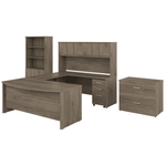 Bush Furniture Studio C Desk/Hutch/Bookcase/File Cabinet (STC001X) - SchoolOutlet