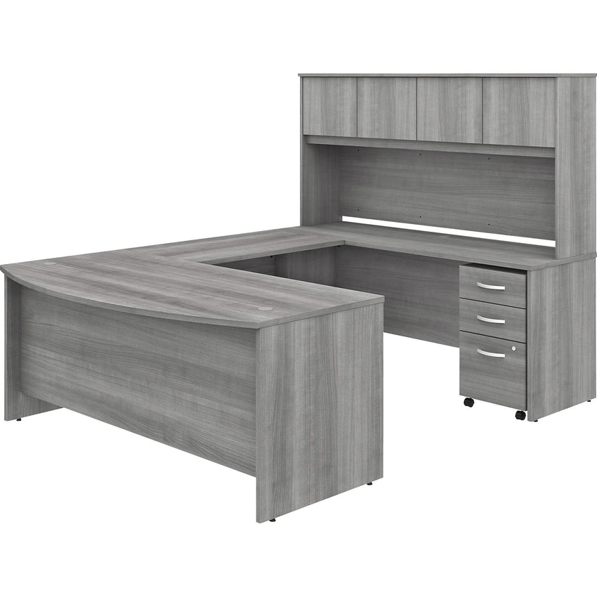 Bush Furniture Studio C 72"W x 36"D U Shaped Desk with Hutch and Mobile File Cabinet (STC003X) - SchoolOutlet