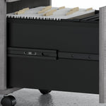 Bush Furniture Studio C L Shaped Desk with Hutch and Mobile File Cabinet (STC006X) - SchoolOutlet