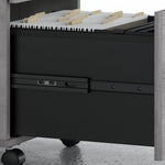 Bush Furniture Studio C L - Shaped Desk with Mobile File Cabinet (STC008X) - SchoolOutlet