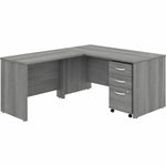 Bush Furniture Studio C L - Shaped Desk with Mobile File Cabinet (STC008X) - SchoolOutlet