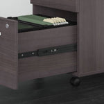 Bush Furniture Studio C L - Shaped Desk with Mobile File Cabinet (STC008X) - SchoolOutlet