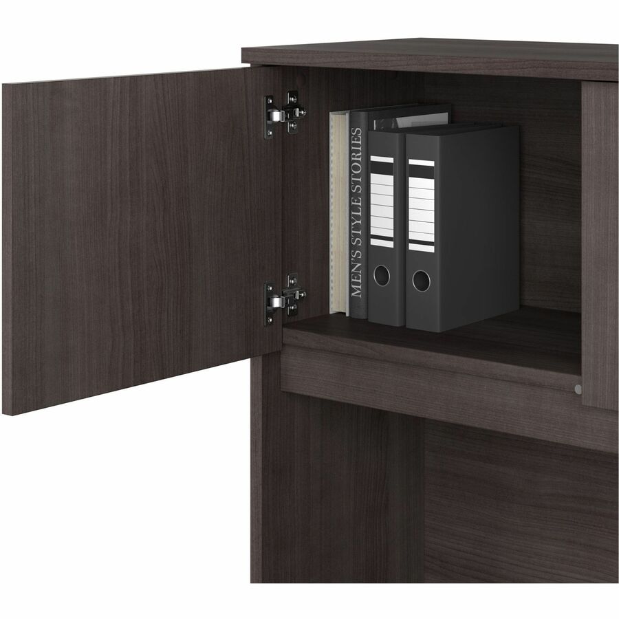 Bush Furniture Studio C 72"W x 30"D Office Desk with Hutch and Mobile File Cabinet (STC011X) - SchoolOutlet