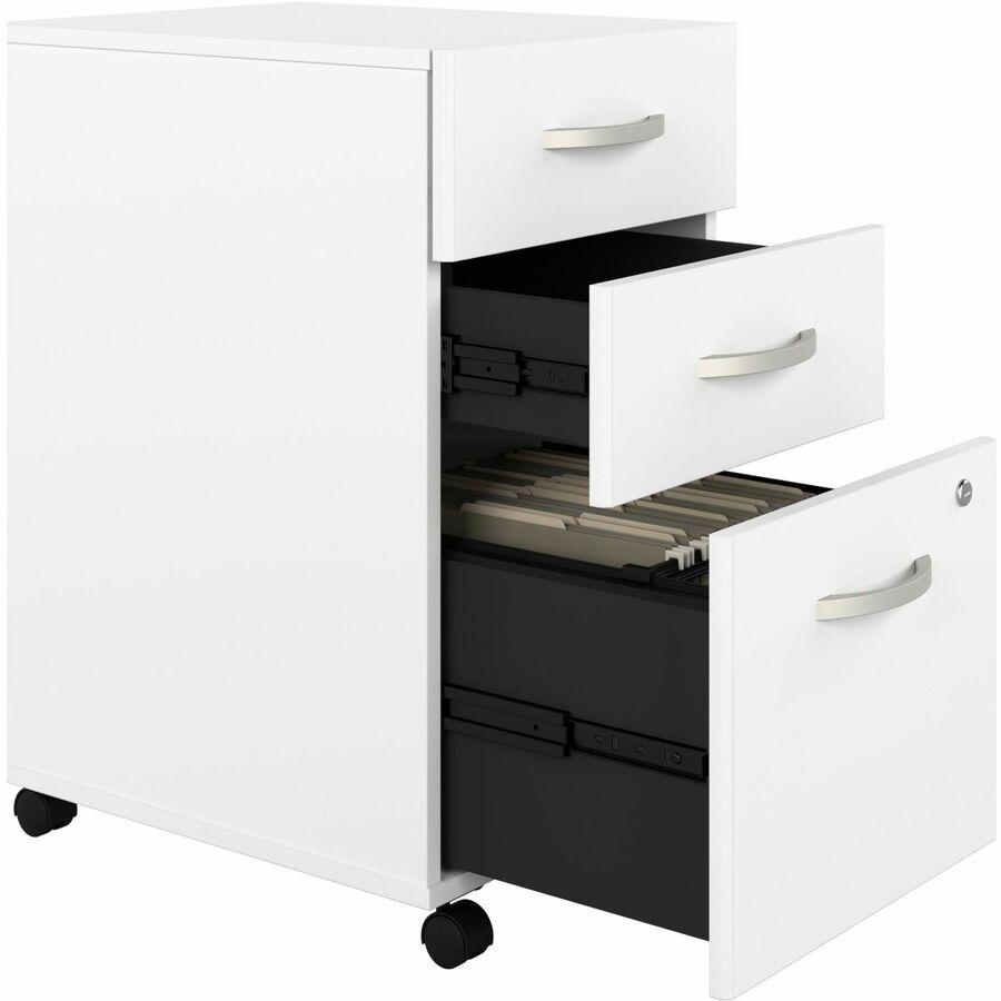 Bush Furniture Studio C 72"W x 30"D Office Desk with Mobile File Cabinet (STC013X) - SchoolOutlet