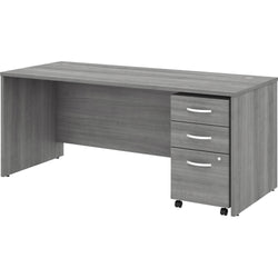 Bush Furniture Studio C 72"W x 30"D Office Desk with Mobile File Cabinet (STC013X)