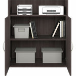 Bush Furniture Studio C 5 - Shelf Bookcase with Doors (STC015X) - SchoolOutlet