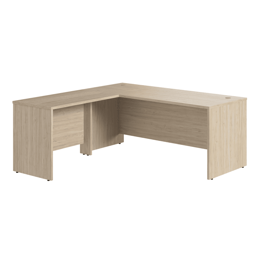 Bush Furniture Studio C 72"W x 30"D L Shaped Desk with 42W Return (STC049X) - SchoolOutlet