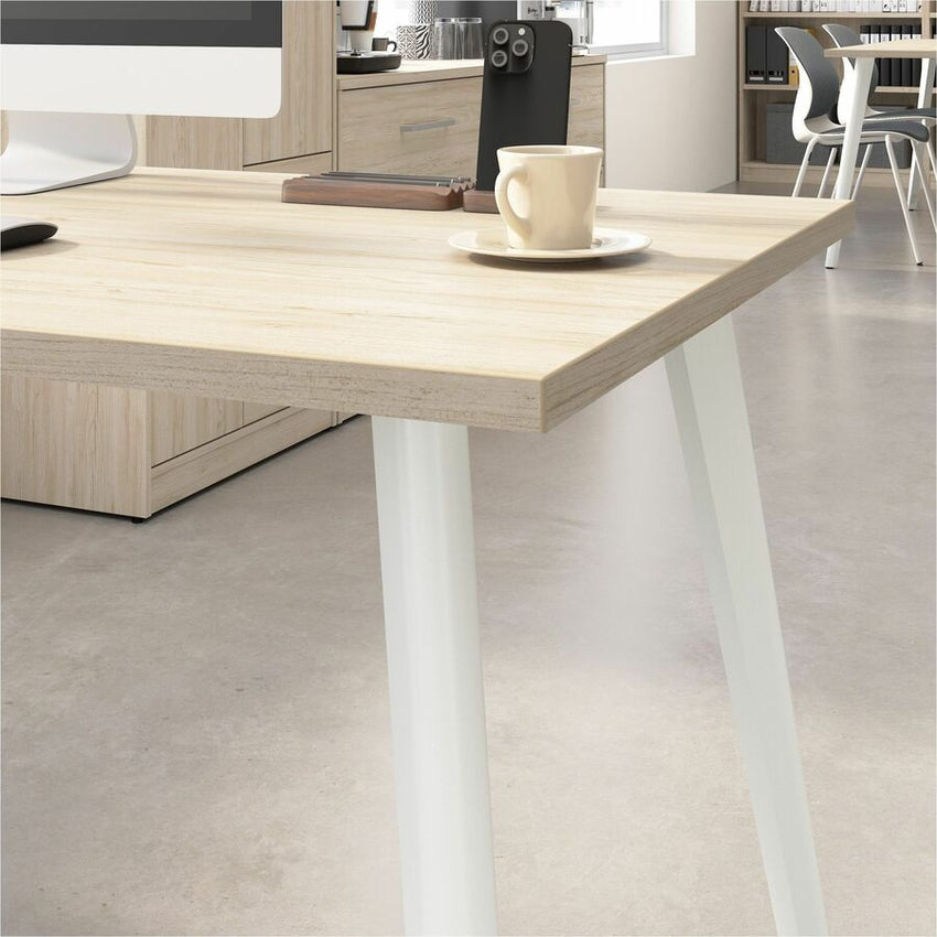 Bush Furniture Vista 48"W x 24"D Computer Desk with Splayed Metal Legs (VSD148X) - SchoolOutlet