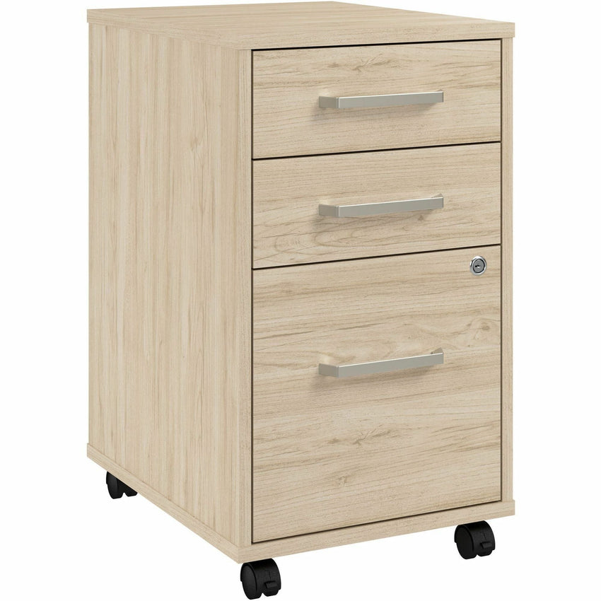Bush Furniture Vista 3 - Drawer Mobile File Cabinet (VSF116X) - SchoolOutlet