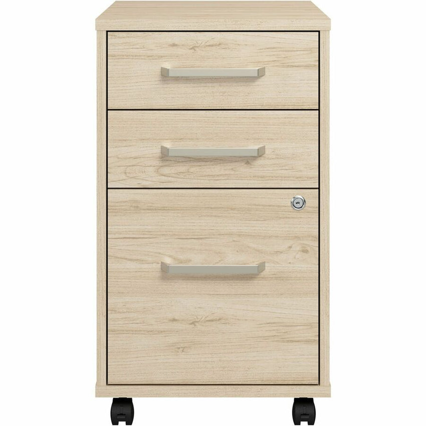Bush Furniture Vista 3 - Drawer Mobile File Cabinet (VSF116X) - SchoolOutlet