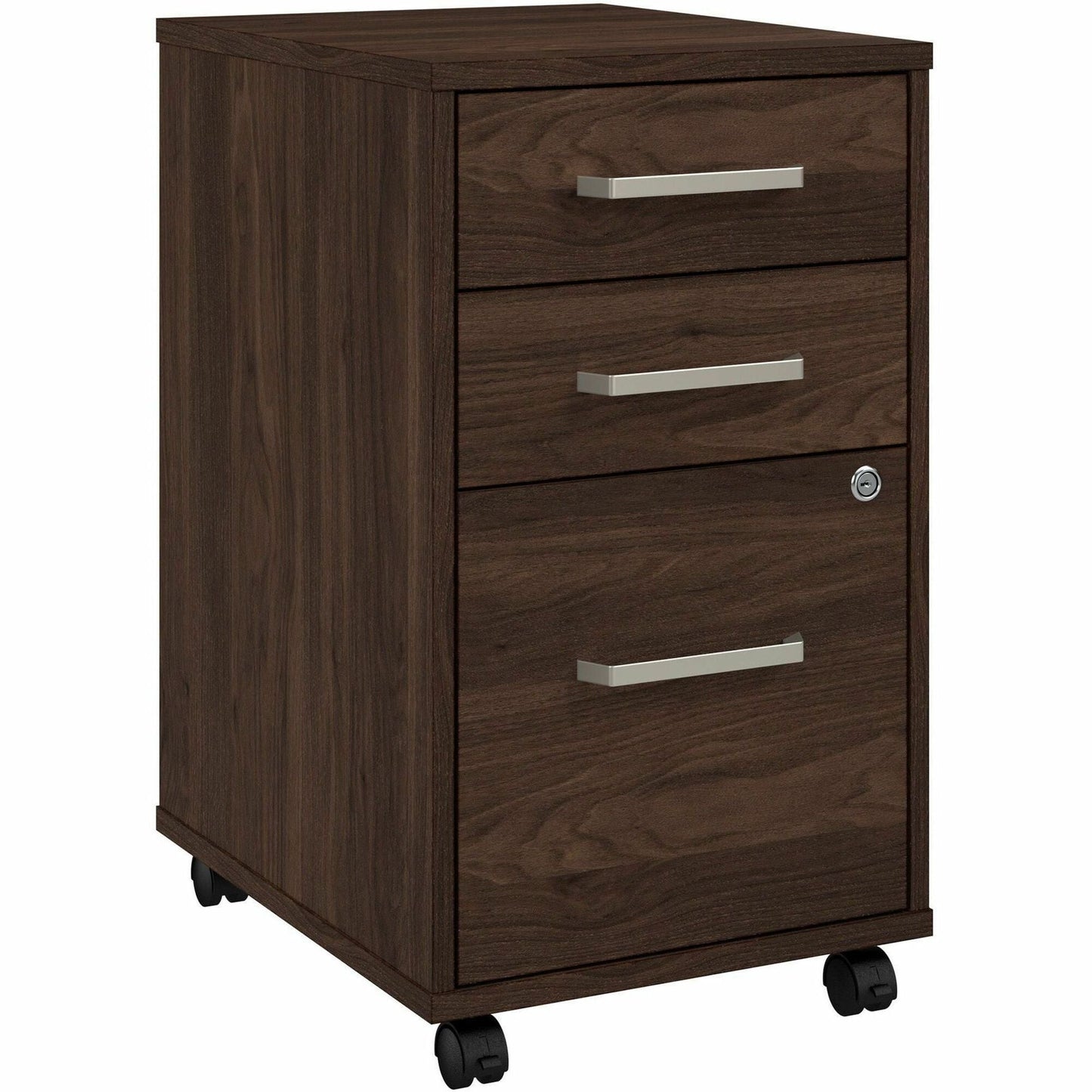 Bush Furniture Vista 3 - Drawer Mobile File Cabinet (VSF116X) - SchoolOutlet