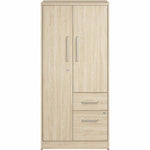 Bush Furniture Vista Wardrobe Cabinet with Drawers (VSS130X) - SchoolOutlet