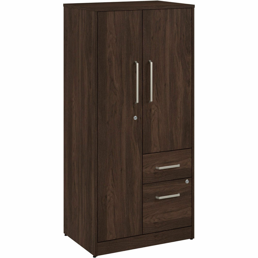Bush Furniture Vista Wardrobe Cabinet with Drawers (VSS130X) - SchoolOutlet
