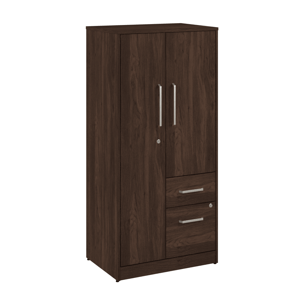 Bush Furniture Vista Wardrobe Cabinet with Drawers (VSS130X) - SchoolOutlet