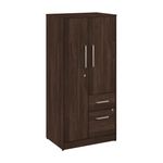 Bush Furniture Vista Wardrobe Cabinet with Drawers (VSS130X) - SchoolOutlet