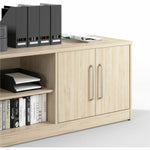 Bush Furniture Vista Low Storage Cabinet with Doors and Shelves (VSS160X) - SchoolOutlet