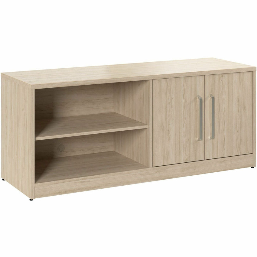 Bush Furniture Vista Low Storage Cabinet with Doors and Shelves (VSS160X) - SchoolOutlet