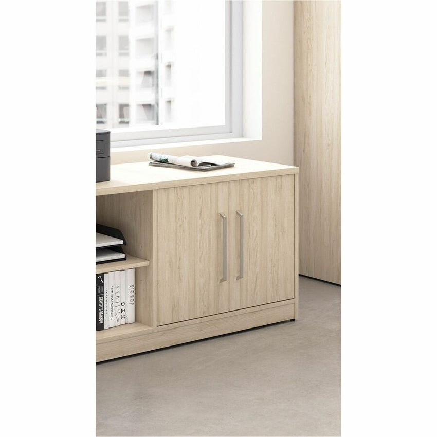 Bush Furniture Vista Low Storage Cabinet with Doors and Shelves (VSS160X) - SchoolOutlet