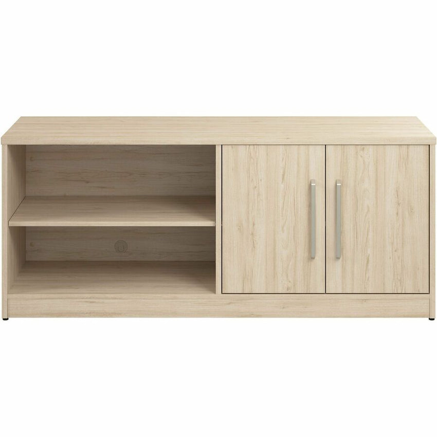 Bush Furniture Vista Low Storage Cabinet with Doors and Shelves (VSS160X) - SchoolOutlet