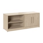 Bush Furniture Vista Low Storage Cabinet with Doors and Shelves (VSS160X) - SchoolOutlet