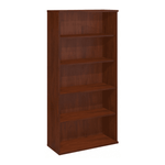 Bush Furniture 36W 5 - Shelf Tall Bookcase - Modern Office Storage & Display Unit (WC12914X) - SchoolOutlet