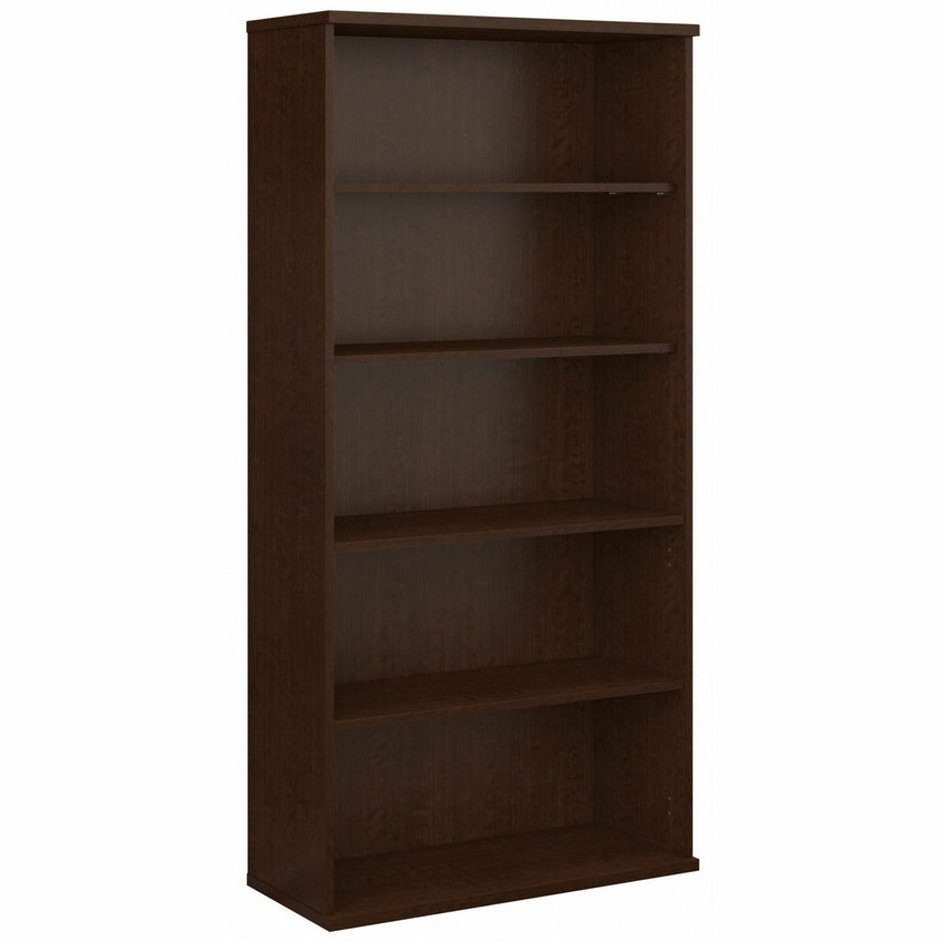 Bush Furniture 36W 5 - Shelf Tall Bookcase - Modern Office Storage & Display Unit (WC12914X) - SchoolOutlet