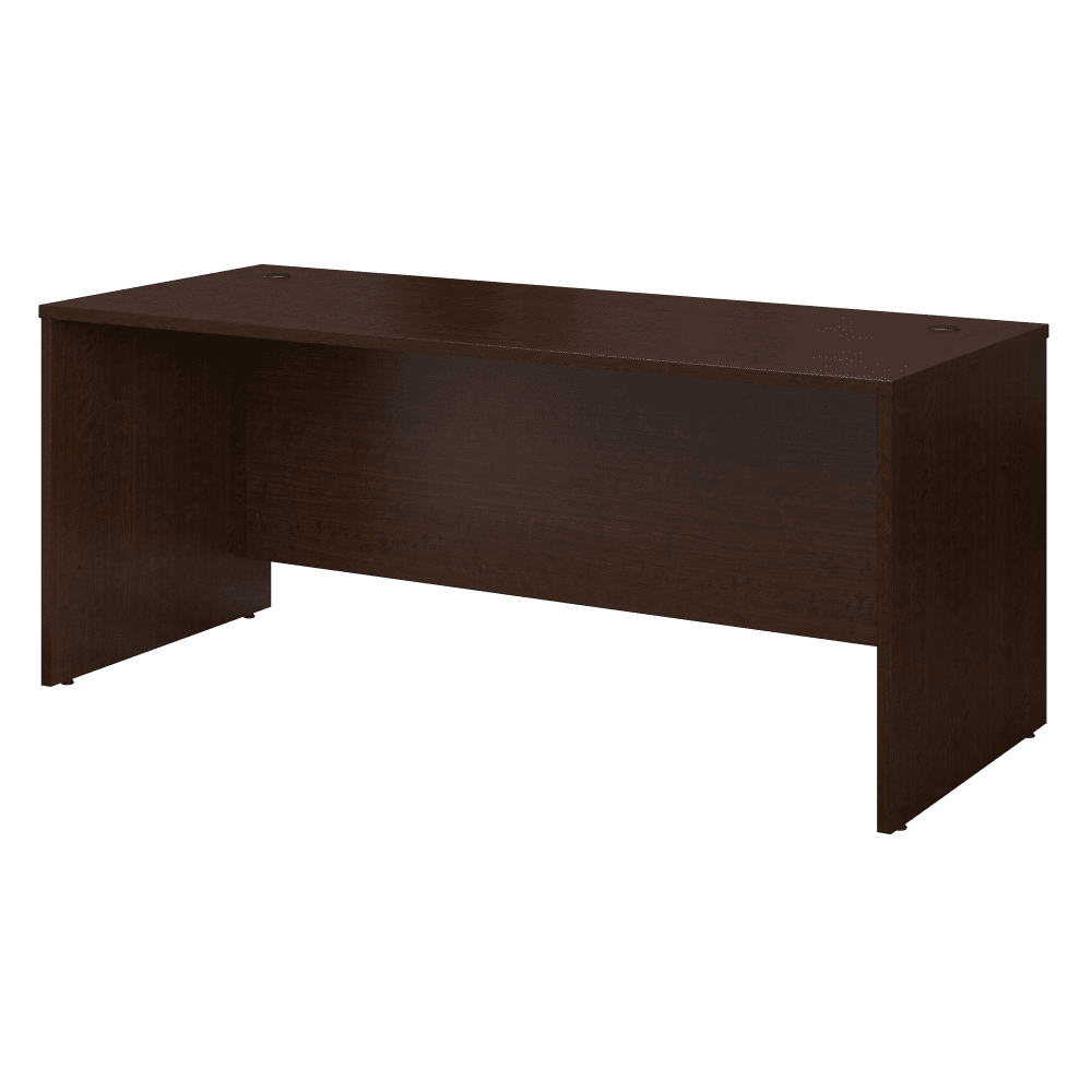 Bush Furniture 71"W Office Desk with Wire Management and Scratch - Resistant Laminate Surface (WC12936X) - SchoolOutlet