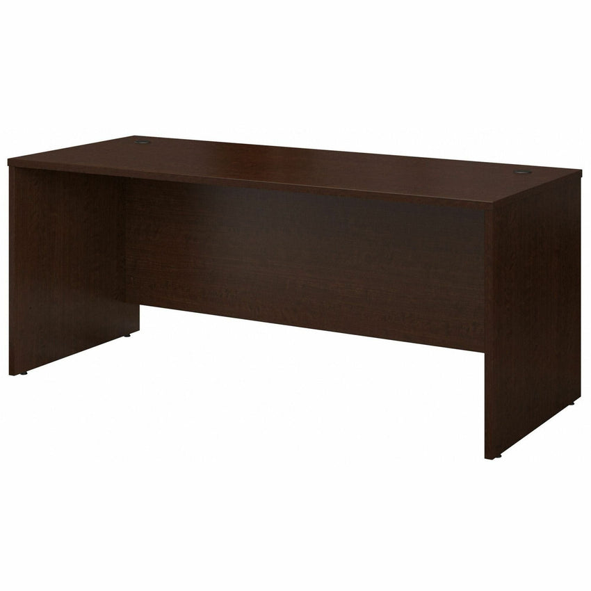Bush Furniture 71"W Office Desk with Wire Management and Scratch - Resistant Laminate Surface (WC12936X) - SchoolOutlet