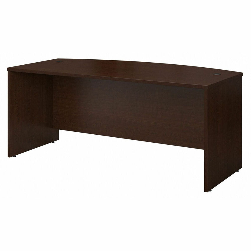 Bush Furniture 71"W Office Desk with Wire Management and Scratch - Resistant Laminate Surface (WC12946X) - SchoolOutlet