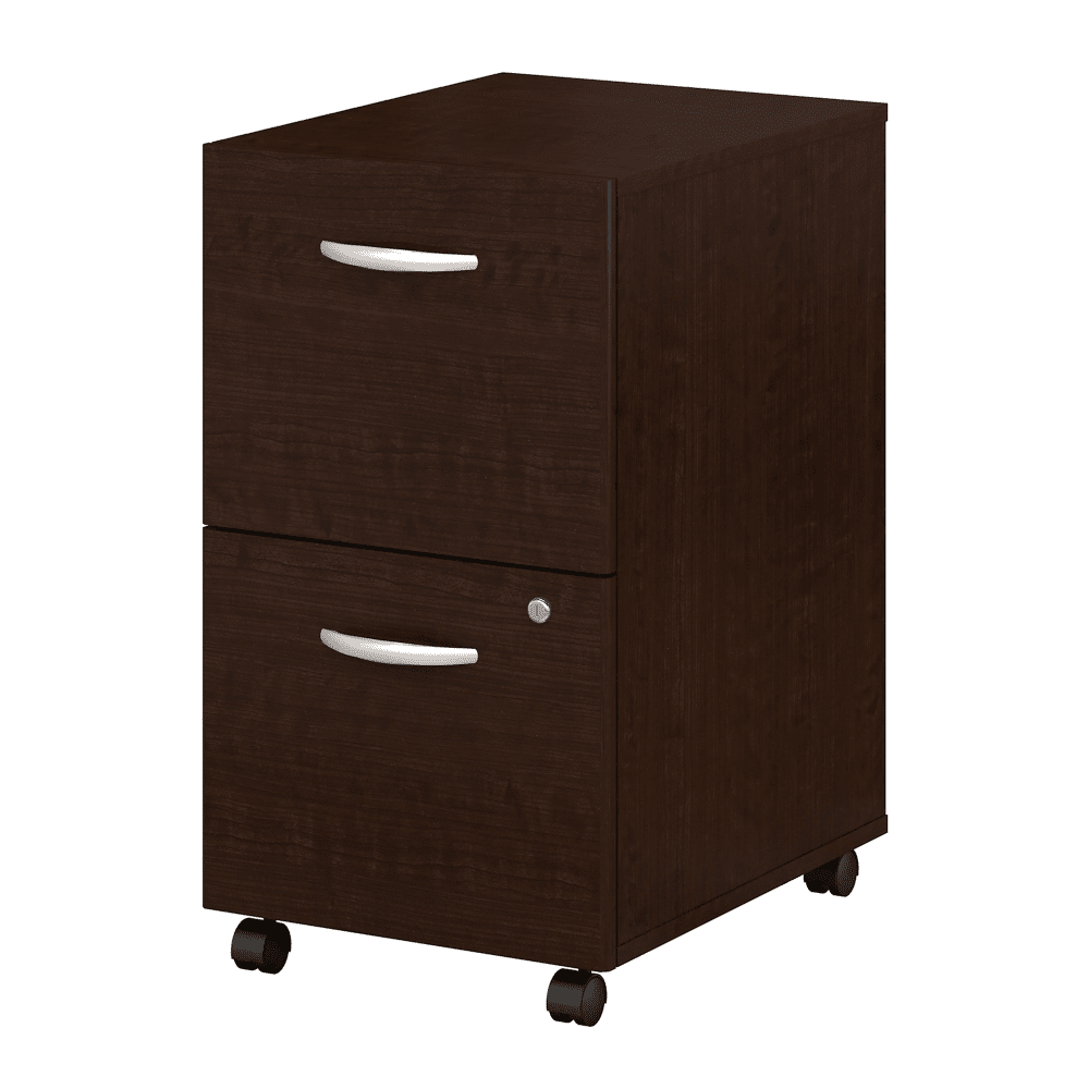 Bush Furniture 2 - Drawer Mobile File Cabinet with Lock and Smooth Ball - Bearing Slides (WC12952X) - SchoolOutlet