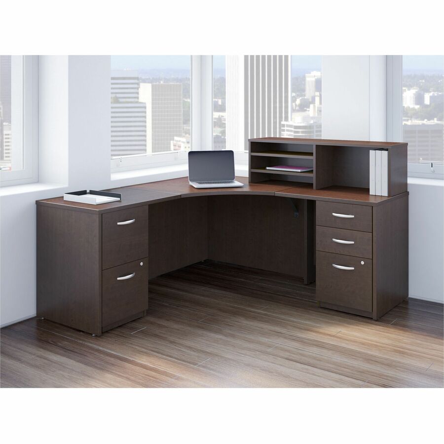 Bush Furniture 3 - Drawer Mobile File Cabinet with Lock and Full - Extension Slides (WC12953X) - SchoolOutlet
