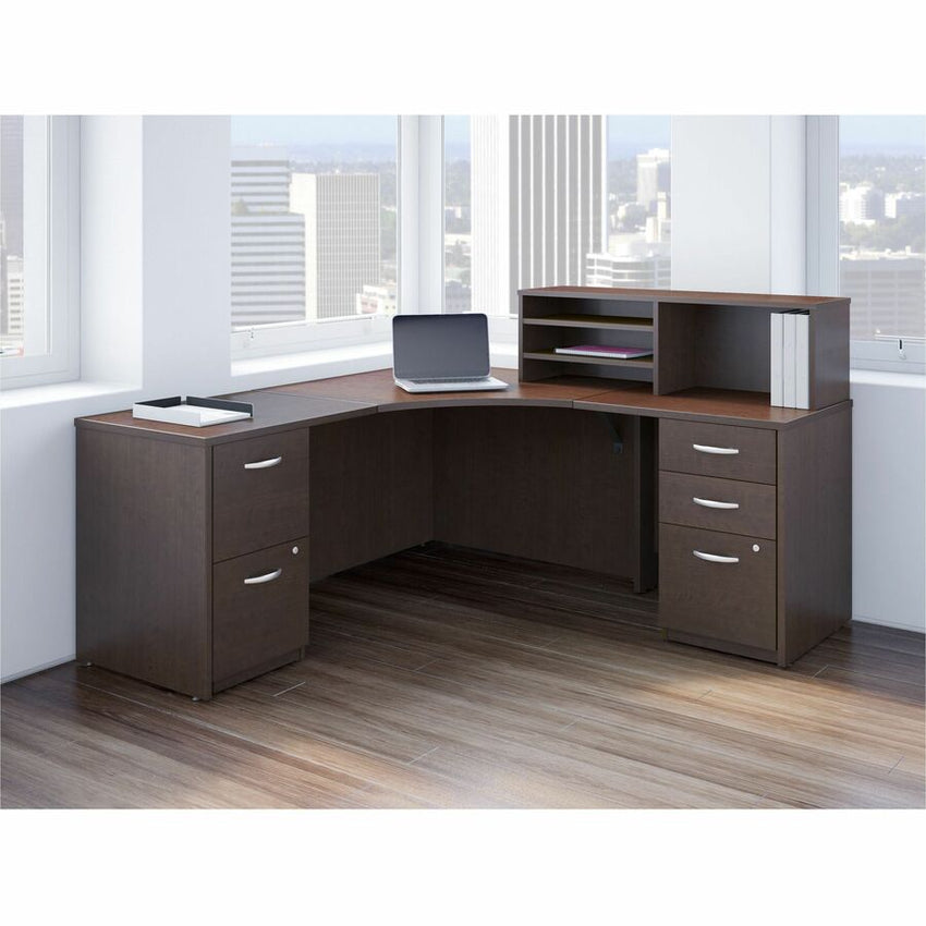 Bush Furniture 3 - Drawer Mobile File Cabinet with Lock and Full - Extension Slides (WC12953X) - SchoolOutlet