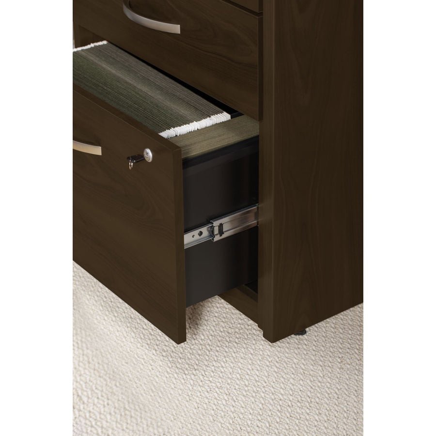 Bush Furniture 3 - Drawer Mobile File Cabinet with Lock and Full - Extension Slides (WC12953X) - SchoolOutlet