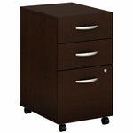 Bush Furniture 3 - Drawer Mobile File Cabinet with Lock and Full - Extension Slides (WC12953X) - SchoolOutlet