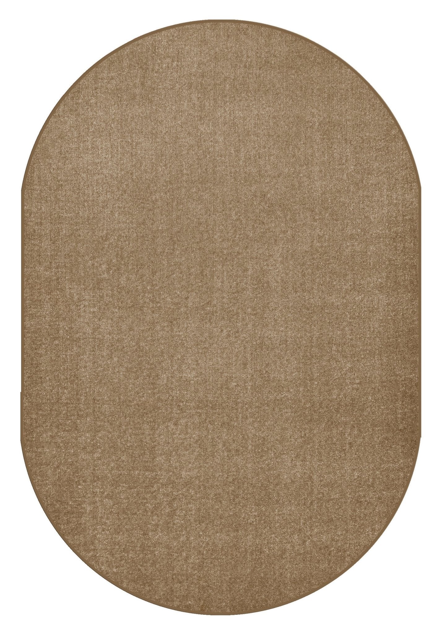 Carpets for Kids Mt St Helens Solids Collection Oval Area Rug - 6' x 9' - SchoolOutlet