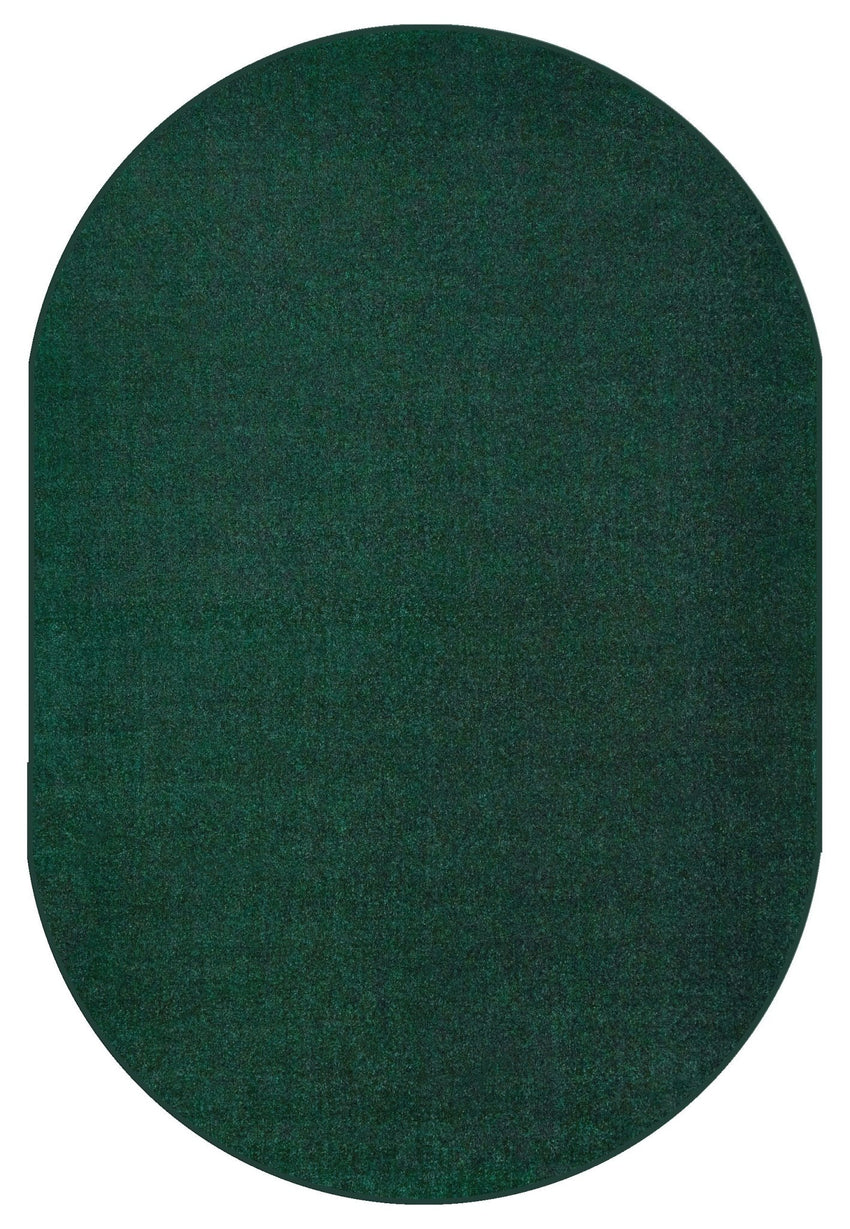Carpets for Kids Mt St Helens Solids Collection Oval Area Rug - 6' x 9' - SchoolOutlet