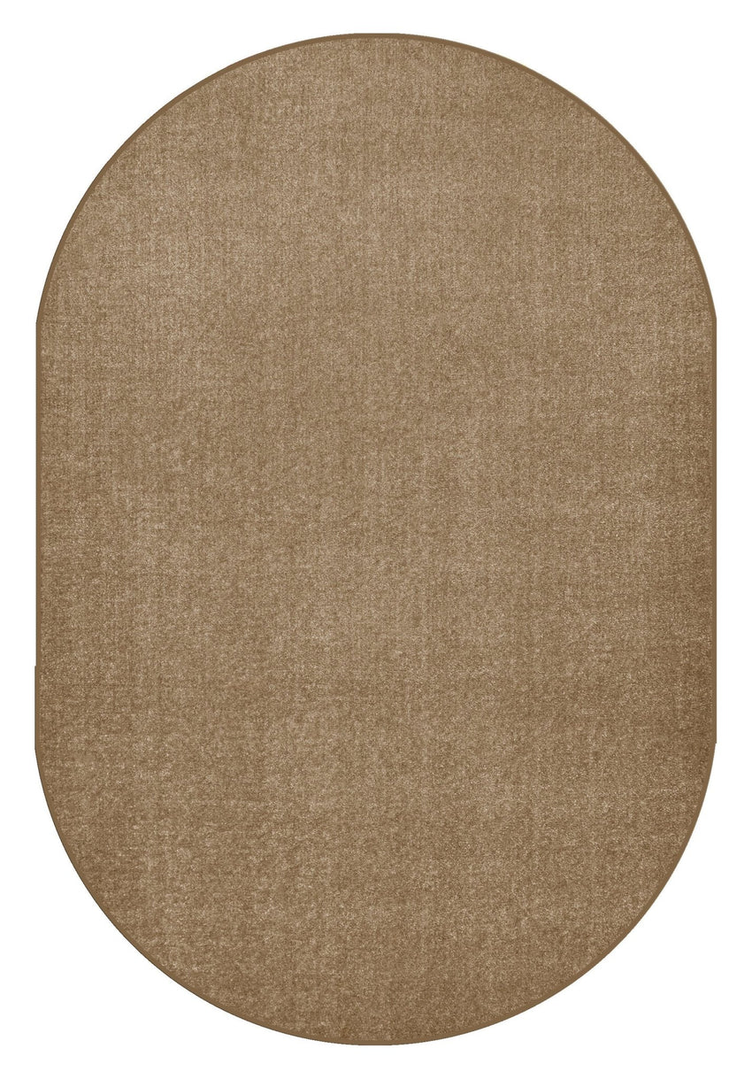 Carpets for Kids Mt St Helens Solids Collection Oval Area Rug - 7'6" x 12' - SchoolOutlet