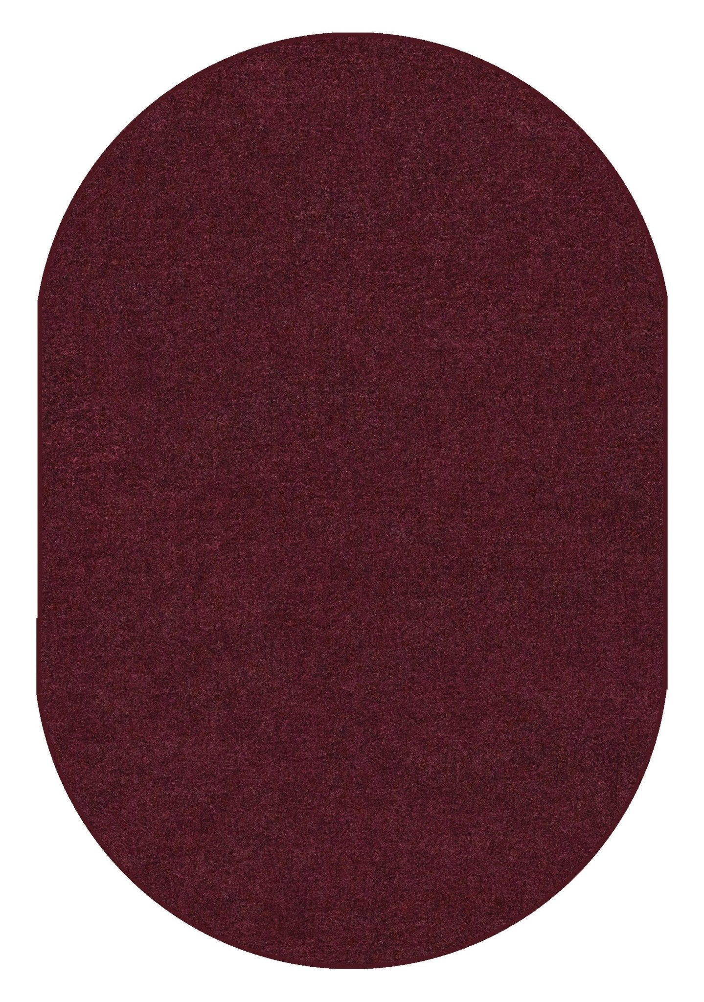 Carpets for Kids Mt St Helens Solids Collection Oval Area Rug - 7'6" x 12' - SchoolOutlet
