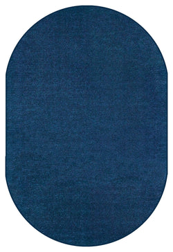 Carpets for Kids Mt St Helens Solids Collection Oval Area Rug - 8'3" x 11'8"
